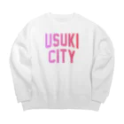 JIMOTOE Wear Local Japanの臼杵市 USUKI CITY Big Crew Neck Sweatshirt