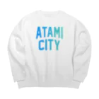 JIMOTOE Wear Local Japanの熱海市 ATAMI CITY Big Crew Neck Sweatshirt