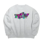 VRIGVTVSHI のアリガタシ™ NEON ASH Big Crew Neck Sweatshirt