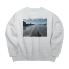 空屋　sorayakusakaの201902111352001　漁船の足跡 Big Crew Neck Sweatshirt