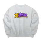 Zoltax.のZoltax. グラフィティ ロゴ 紅芋タルト Big Crew Neck Sweatshirt