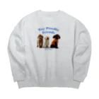 NAYA-officialのToy Poodle Friends Big Crew Neck Sweatshirt