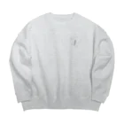 ｎｙａｏのrui. Big Crew Neck Sweatshirt