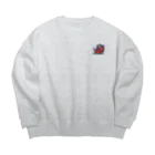 宇久伊須（ウグイス）のビタミン Big Crew Neck Sweatshirt