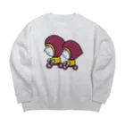 カワイーソー🀄️緑一色しか勝たん  麻雀グッズのやきいも2.0 Big Crew Neck Sweatshirt