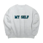 MySelf®︎のMy Self college logo  ビッグシルエットスウェット