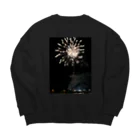 空屋　sorayakusakaの202208171947011　黄色の華 Big Crew Neck Sweatshirt