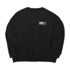 VADA SITEのVadaman Sweatshirt（black×white） Big Crew Neck Sweatshirt