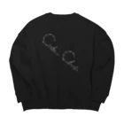 Culture Clubの[ Culture Club ] Safety Pin OverSized SweatShirt① ビッグシルエットスウェット