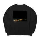 空屋　sorayakusakaの201512061854000　街明かり Big Crew Neck Sweatshirt