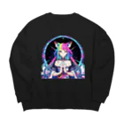 ミネラル太郎の幻想少女リリー　〜星々との対話〜 Big Crew Neck Sweatshirt