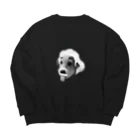 ぱんちを愛でる。のあいんしゅたいんぱんち Big Crew Neck Sweatshirt