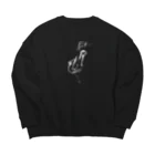 EreoRiriのshimmer Big Crew Neck Sweatshirt