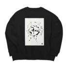 ダンスちゃんねるA2CのBLACK POWER Big Crew Neck Sweatshirt