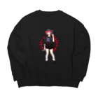 地雷女まお🖤🗝🧸の地雷女まお Big Crew Neck Sweatshirt