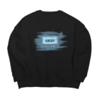 おとうさん工房のわぁ、カセットテープってなんかいいよね Big Crew Neck Sweatshirt