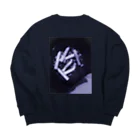 日淡水玉のブティック『sigh, and the people.』のわたしとあなたの境界 Big Crew Neck Sweatshirt