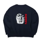 SHEEN'sのSHEEN's face  Big Crew Neck Sweatshirt