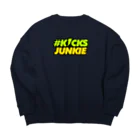 LOWCARJUNKIE ONLINE STORE #LOWCARJUNKIEの#LOWCARJUNKIE ⚡️High Voltage⚡️⚠️ #KicksJunkie Big Crew Neck Sweatshirt