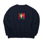 ボマーのLa La Hate Big Crew Neck Sweatshirt