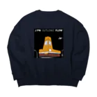 ボマーの居抜きギャング Big Crew Neck Sweatshirt