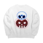 Ａ’ｚｗｏｒｋＳのどくろくんとどくろちゃん Big Crew Neck Sweatshirt