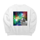 髭よしのはちゃんのヌコ Big Crew Neck Sweatshirt