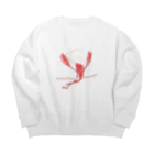 バレエスタジオミルフィーユのエビリーナ Big Crew Neck Sweatshirt