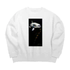 jin-whalesongの彗星 Big Crew Neck Sweatshirt