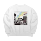 meril_goods_storeの「アウロラ ディウルナ」ジャケデザイングッズ Big Crew Neck Sweatshirt