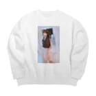 ˙˚ʚ藍蘭ɞ˚˙の˙˚ʚ藍蘭ɞ˚˙の服 Big Crew Neck Sweatshirt