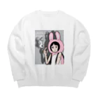 Lonely RabbitのLonely Rabbit Big Crew Neck Sweatshirt