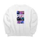 UNKNOWNARTWORKZのRetort Anime Emotional Secene Big Crew Neck Sweatshirt