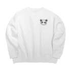 おもちもちもちのおぱんだ Big Crew Neck Sweatshirt