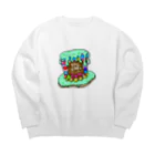 mujigae artの364days Big Crew Neck Sweatshirt