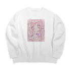 水口ゆのん🐣のさみしいちゃん Big Crew Neck Sweatshirt