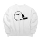 松砂丸商店のシマエナガ Big Crew Neck Sweatshirt