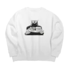 ZUNさんのオミセ。のドーナツペロリチャン！ Big Crew Neck Sweatshirt