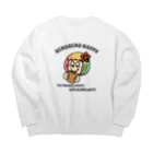 ハワイが大好きな女の子『HENOHENO MAPPY』のYUMMY2021(ハワイを愛するあなたへ) Big Crew Neck Sweatshirt