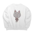 EYESのゆるねこ Big Crew Neck Sweatshirt