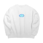 SFBの"SFB" Fire sweatshirt WHITE Big Crew Neck Sweatshirt