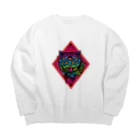 さかもと。のbakeneko Big Crew Neck Sweatshirt