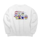 serubのAぁ Big Crew Neck Sweatshirt