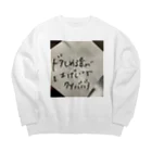 boogie_bugiのドア閉めるのが激しいクソババアTシャツ Big Crew Neck Sweatshirt