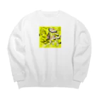 ワタヌキの虎の服 Big Crew Neck Sweatshirt