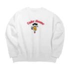 朝霞倶楽部のゴミは持ち帰りましょうビックスウェット Big Crew Neck Sweatshirt