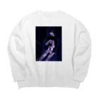 少女Aのひとりにしないで   Big Crew Neck Sweatshirt