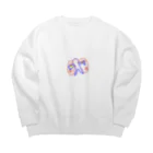 ターロウトーキーグッズ　ターロウトーキー海外ミステリーチャンネルのピークリヘン　トーキーイラスト Big Crew Neck Sweatshirt