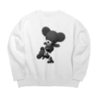 LONESOME TYPE ススのアビスマウス Big Crew Neck Sweatshirt