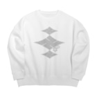 RMk→D (アールエムケード)の楼卍(ロマン)の灰 Big Crew Neck Sweatshirt